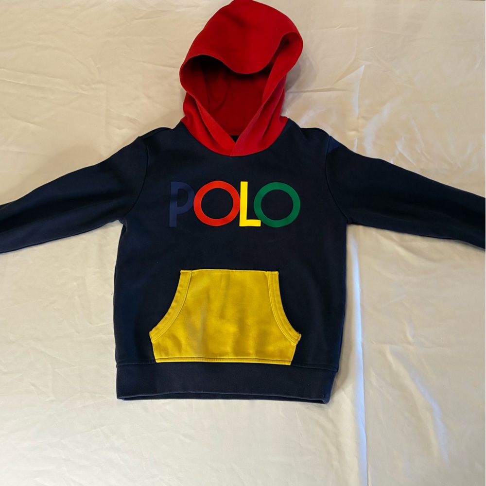 Polo by Ralph Lauren Logo Color-blocked Double-knit
Hoodie Boys 7